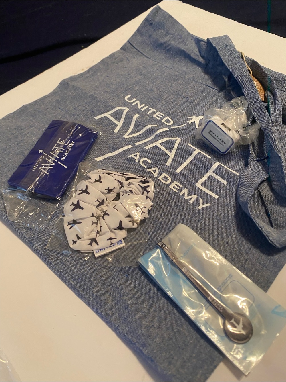 United Aviate Academy Logo Tote with Accessories